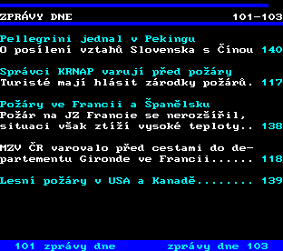 Teletext ČT, strana 102