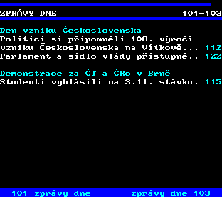 Teletext ČT, strana 102