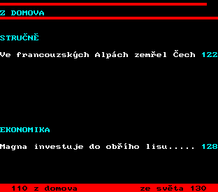 Teletext ČT, strana 111