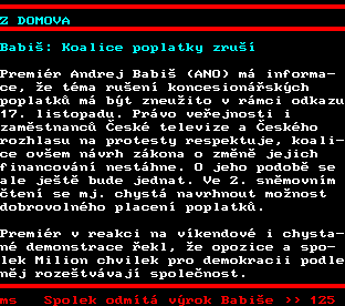 Teletext ČT, strana 114