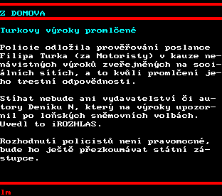 Teletext ČT, strana 116