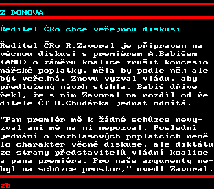 Teletext ČT, strana 116