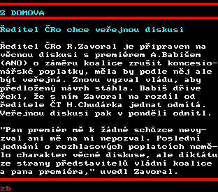Teletext ČT, strana 116