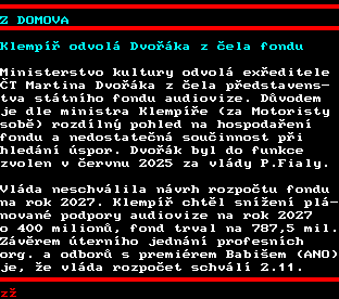 Teletext ČT, strana 116