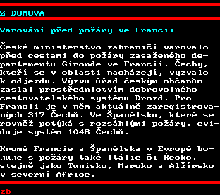 Teletext ČT, strana 118