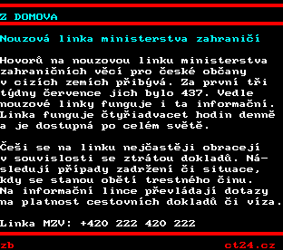 Teletext ČT, strana 119