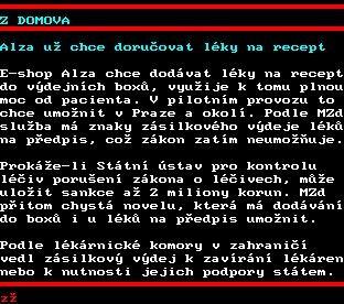 Teletext ČT, strana 119