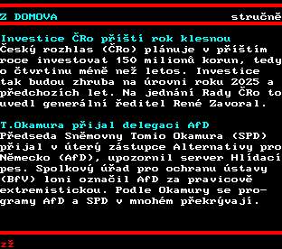 Teletext ČT, strana 124