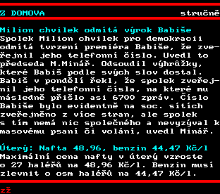 Teletext ČT, strana 125