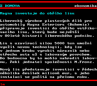 Teletext ČT, strana 128