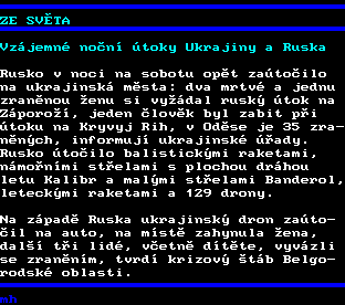 Teletext ČT, strana 132