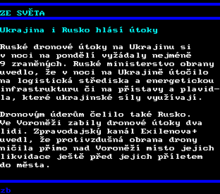 Teletext ČT, strana 132