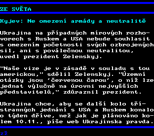 Teletext ČT, strana 133