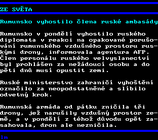 Teletext ČT, strana 134