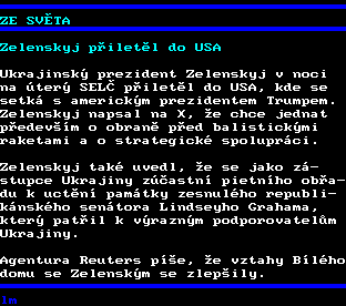 Teletext ČT, strana 135