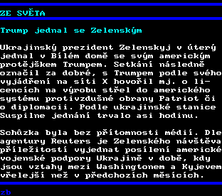 Teletext ČT, strana 135
