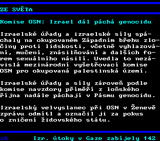 Teletext ČT, strana 135