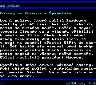 Teletext ČT, strana 138