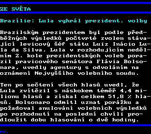 Teletext ČT, strana 138