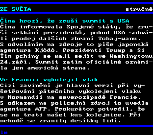 Teletext ČT, strana 142