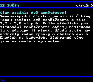 Teletext ČT, strana 143