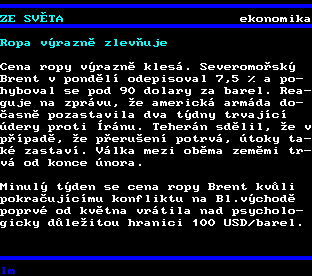 Teletext ČT, strana 148