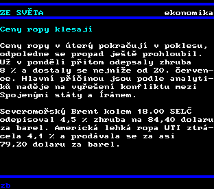 Teletext ČT, strana 148