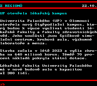 Teletext ČT, strana 154