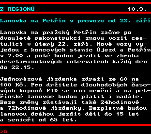 Teletext ČT, strana 158
