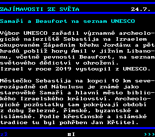 Teletext ČT, strana 161