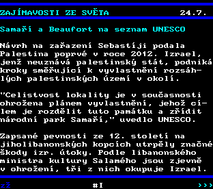 Teletext ČT, strana 161