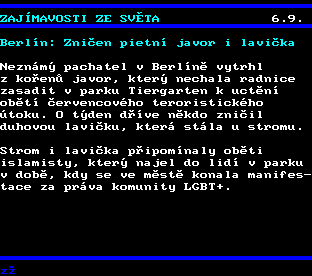 Teletext ČT, strana 164