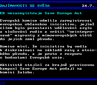 Teletext ČT, strana 165