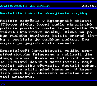 Teletext ČT, strana 165