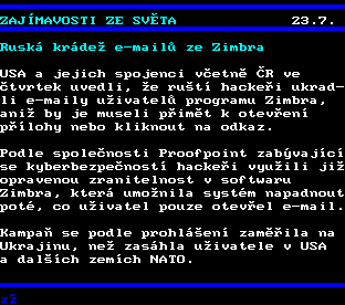 Teletext ČT, strana 166