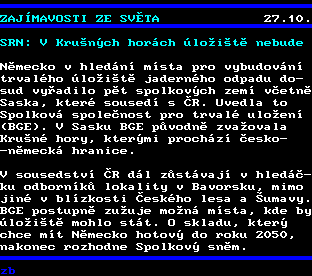 Teletext ČT, strana 166