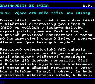 Teletext ČT, strana 167