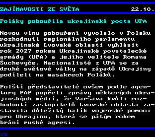 Teletext ČT, strana 167