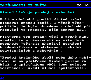 Teletext ČT, strana 169