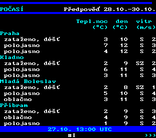 Teletext ČT, strana 179