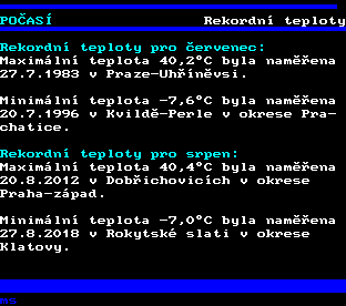 Teletext ČT, strana 184