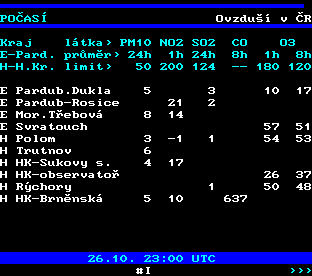 Teletext ČT, strana 189