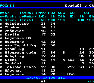 Teletext ČT, strana 190