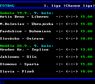 Teletext ČT, strana 207