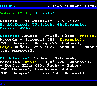 Teletext ČT, strana 209