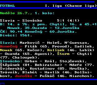 Teletext ČT, strana 212