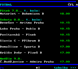 Teletext ČT, strana 219