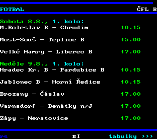 Teletext ČT, strana 220