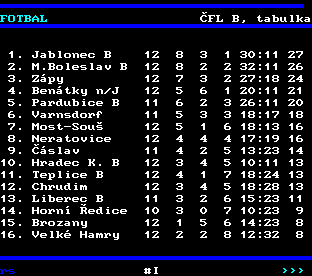 Teletext ČT, strana 220
