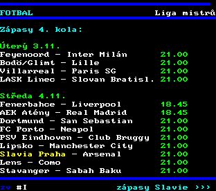 Teletext ČT, strana 222